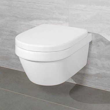 VILLEROY & BOCH Architectura Combi-Pack, závesné WC s DirectFlush + WC sedátko s poklopom, s QuickRelease a Softclosing, biela a