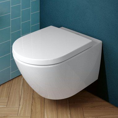 VILLEROY & BOCH Subway 3.0 Combi-Pack, závesné WC s TwistFlush + WC sedátko s poklopom, s QuickRelease a Softclosing, biela alps