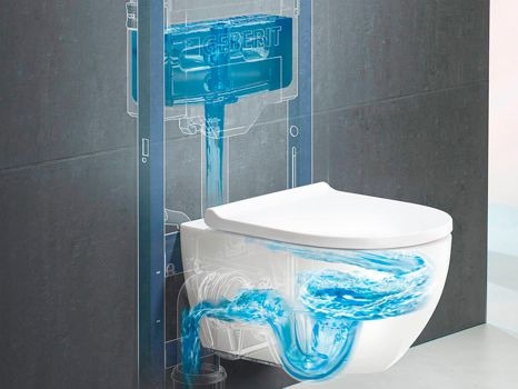 GEBERIT tiché splachovanie s novou technológiou
